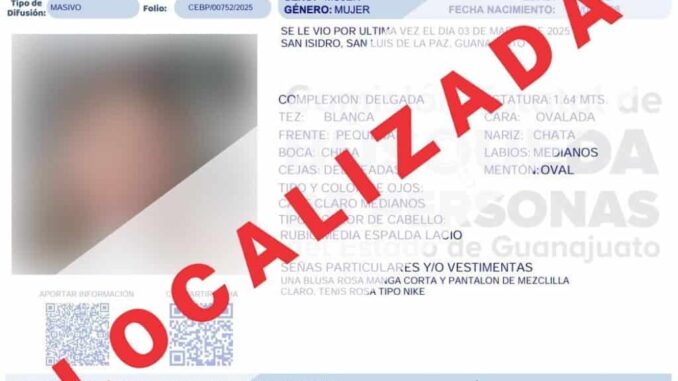 clb-localiza-en-ciudad-juarez-a-adolescente-con-reporte-de-desaparicion-en-guanajuato.jpg CLB localiza en Ciudad Juárez a adolescente con reporte de desaparición en Guanajuato