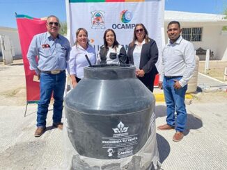 Entregaron tinacos y sisternas en Ocampo y Chulavista