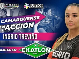 Presidente Municipal de Camargo Jorge Aldana reconoce a Ingrid Treviño, finalista de Exatlón México: “Es reflejo de fortaleza y perseverancia”