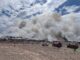 Refuerzan maniobras para sofocar el incendio en el Relleno Sanitario Regional: Valenciano