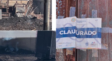 Aún humea… Así quedó tarimera tras voraz incendio 