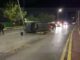 Choque y volcadura en el Fuentes Mares deja lesionados; conductor huye