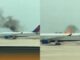 Pánico en aeropuerto de Orlando: motor de avión explotó al despegar 