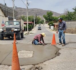 Manuel Benavides: Rehabilitan de calles de la cabecera municipal