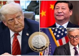 Baja Trump tono con China y Powell; dólar repunta en México