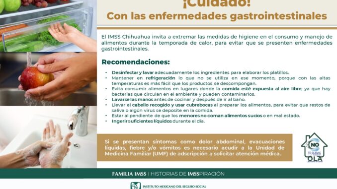 llama-imss-a-prevenir-enfermedades-gastrointestinales.jpg Llama IMSS a prevenir enfermedades gastrointestinales