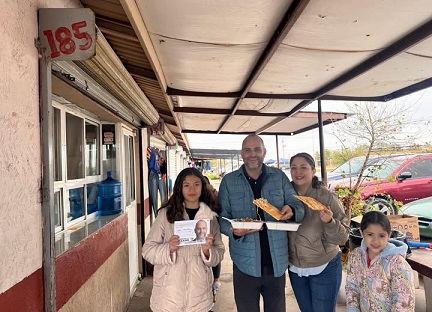 Recorrido el Lic. Roberto Lozano las segundas el pasado sabado