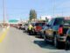 Puente internacional reportan casi una hora de espera en fila