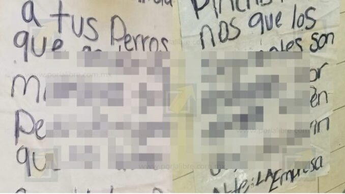aparece-narcomensaje-contra-mando-policial-en-la-colonia-villas-del-real.jpg Aparece narcomensaje contra mando policial en la colonia Villas del Real
