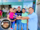 Latinos Unidos dando la mano entrega tarjetas de apoyo a tres familias Ojinaguenses de escasos recursos económicos