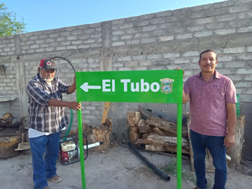 La instalación de letreros en las comunidades es un paso fundamental para mejorar la ubicación y la orientación dentro del municipio